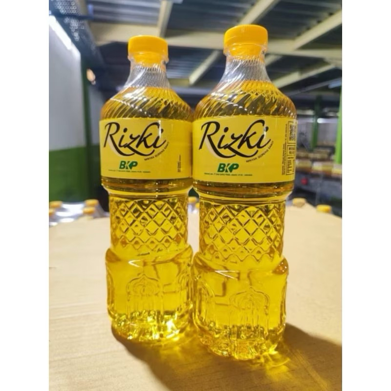 

MINYAK GORENG RIZKI BOTOL 1 KRAT ISI 12 BOTOL 850ML MINYAK SAWIT PREMIUM