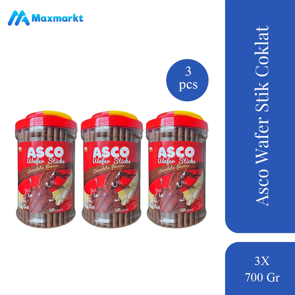 

ASCO Wafer Stik Coklat 700gr (Isi 3 Pcs)