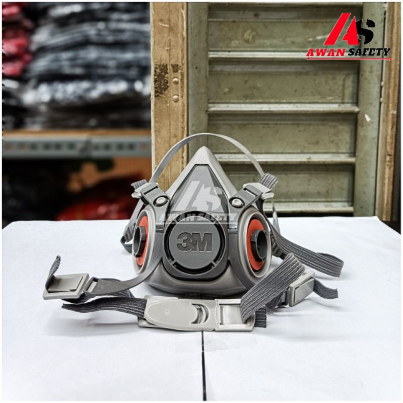 MASKER RESPIRATOR 3M 6200 HALF FACE MASK ORIGINAL