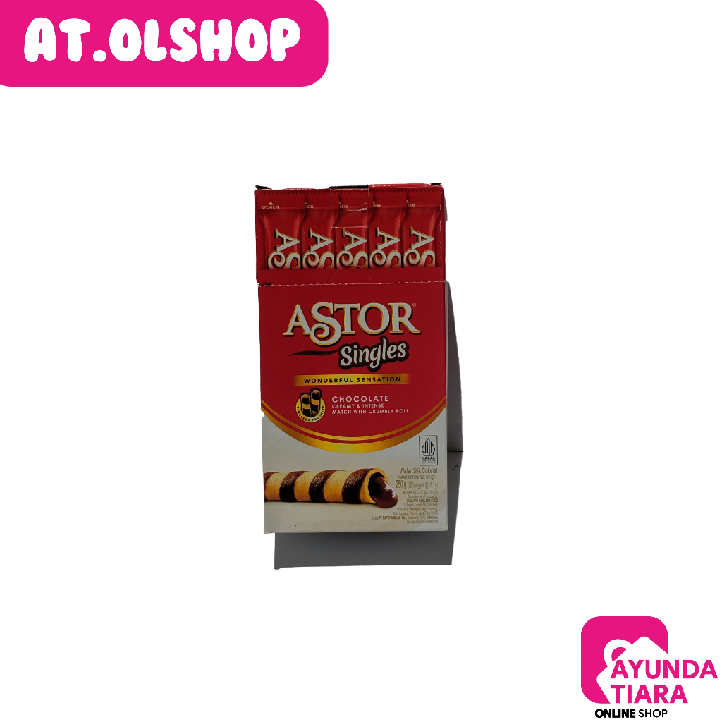 

Astor singles chocolate || 1pack isi 20pcs