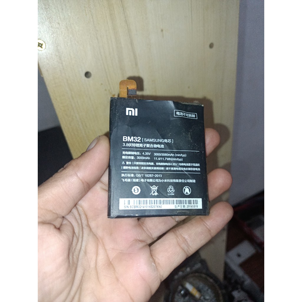 BATTERY BATERAI BATRE HP XIAOMI Mi4 MI 4 LTE BM-32 BATRAI BATU XIOMI BM32 cabutan normal masih bagus