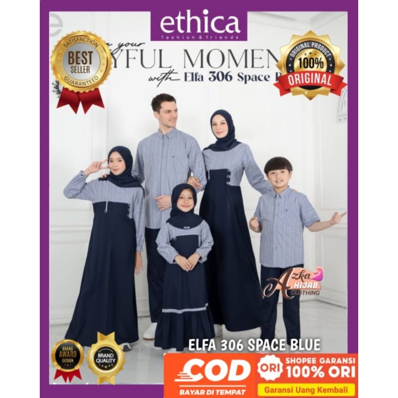 2025 SARIMBIT ETHICA SALE‼️ELFA 306 SPACE BLUE ETHICA PROMO CUCI GUDANG / BAJU COUPLE KELUARGA / BAJ