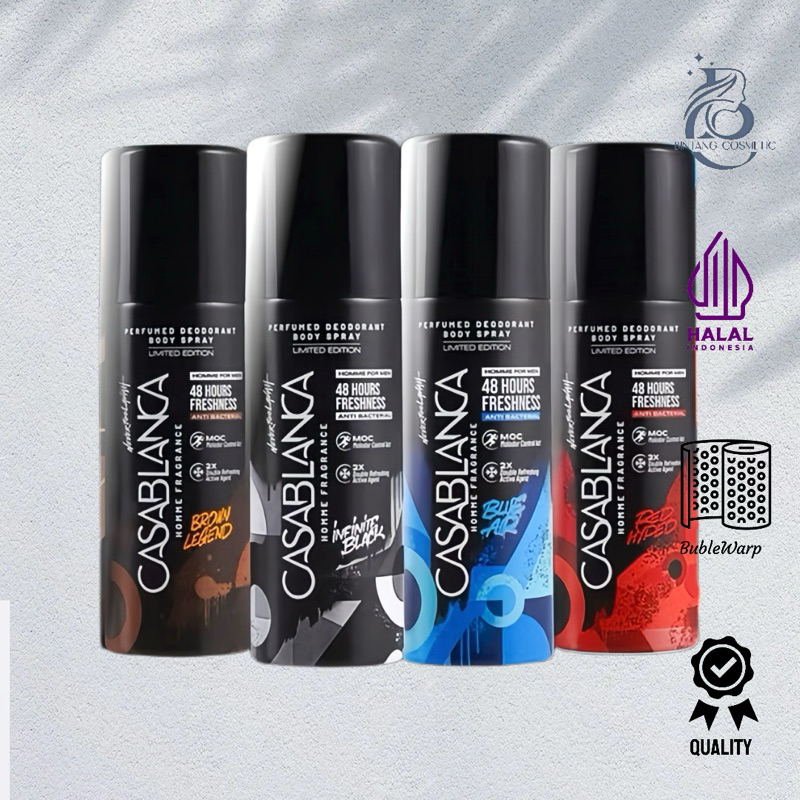 Casablanca Homme Fragrance Deodorant Body Spray , Parfum Casablanca Body spray