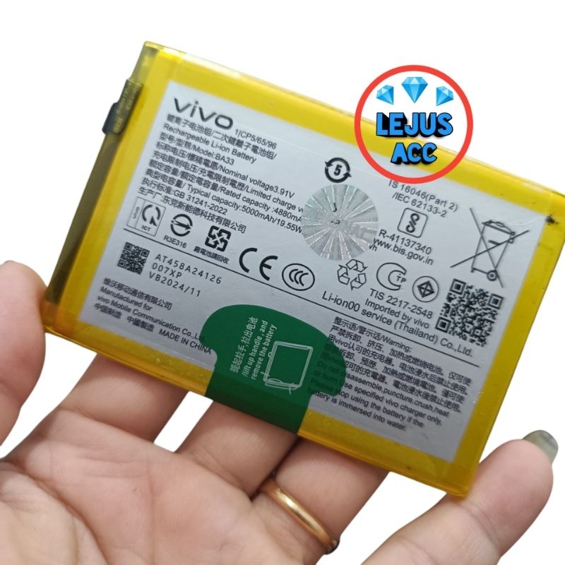 Baterai Batre Battery VIVO Y03 BA33
