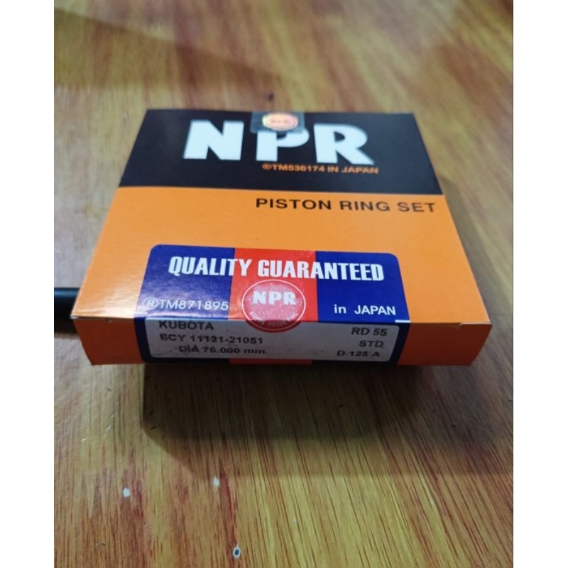 Piston ring per seker mesin diesel kubota RD55 RD 55
