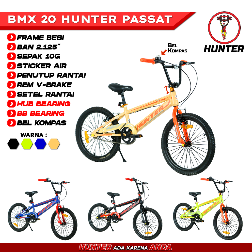 SEPEDA BMX 20" HUNTER NEW PASSAT