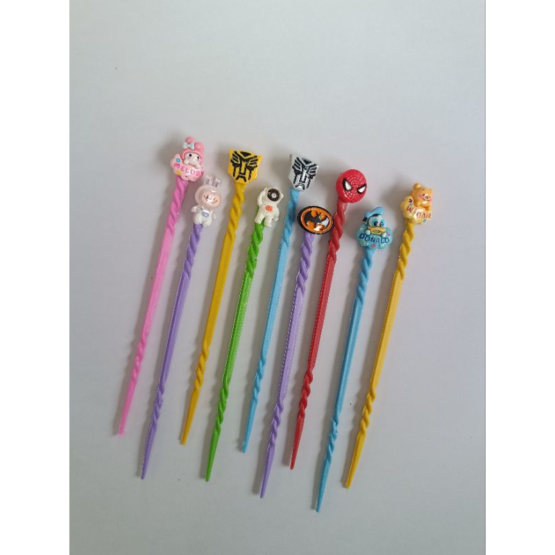 Piyugardening 12 Pcs Tunjukan Ngaji Tuding Ngaji Karakter Warna Campur