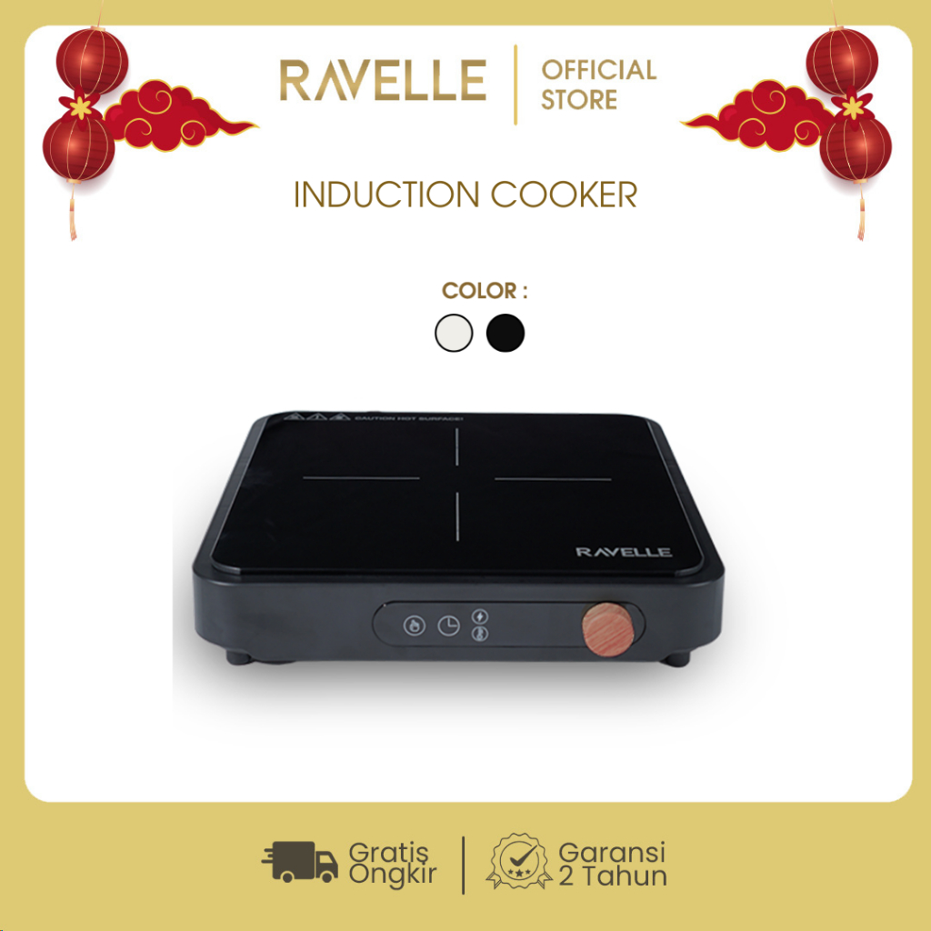 RAVELLE Kompor Induksi Low Watt–Kompor Listrik Induksi Estetik - Induction cooker