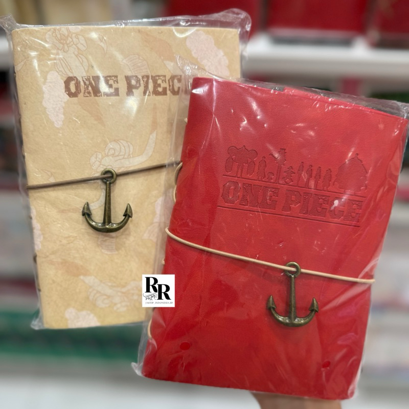 

Miniso x OnePiece - Buku / Notebook / OnePiece Classic Collection Creamy B6 PU Loose-Leaf Wire-Bound Book with Band (80 Sheet)