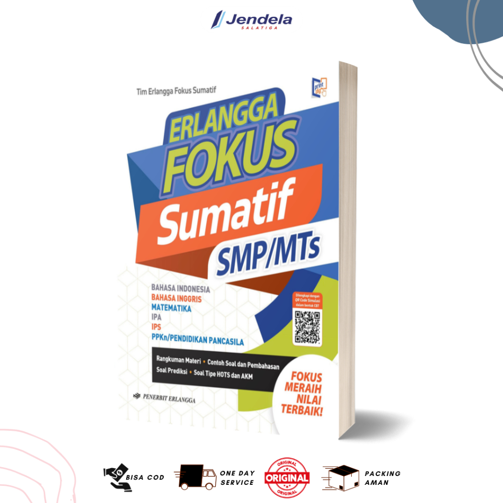 Buku Erlangga Fokus Sumatif SMP/Mts - Buku Paket Erlangga SMP