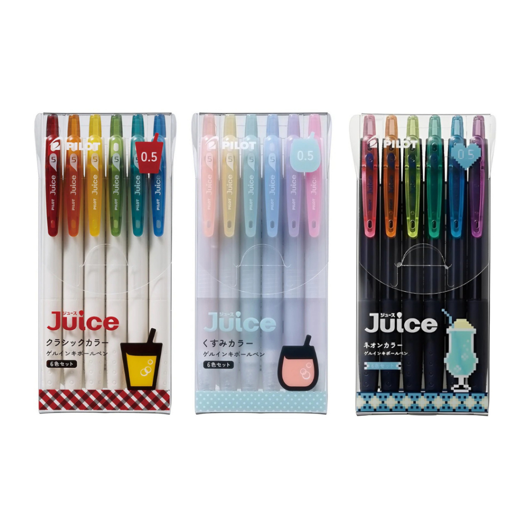 

Pilot Juice Classic Colors Dull Colors Neon Colors 0.5mm Gel Ink Pen Pulpen Tinta Pastel