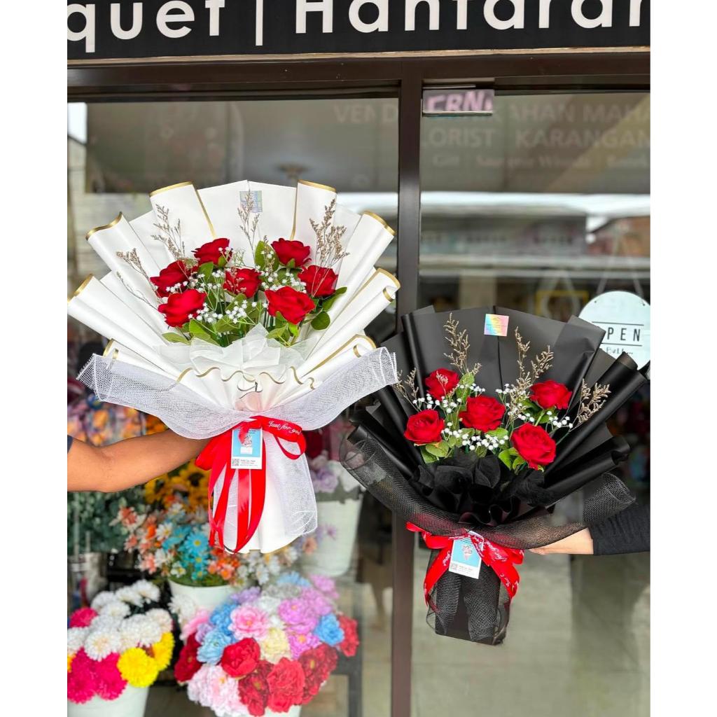 Buket Artificial Premium / Buket Bunga Mawar Artificial / Buket 05