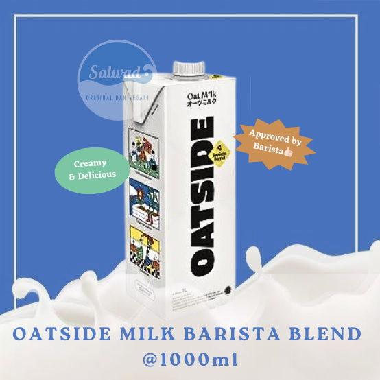 

Oatside Milk Barista Blend - Susu Oat (1 liter)