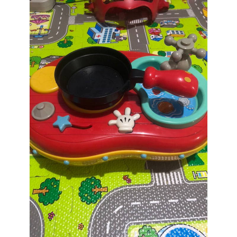Mainan preloved kompor mickey tomy dan setrika mickey tomy original