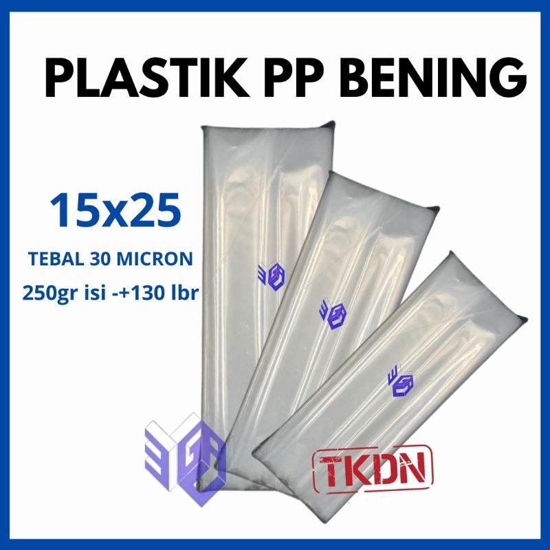 

Plastik PP Bening Tebal 03 15X25 | Plastik Snack - Plastik Sembako - Plastik Kemasan Makanan
