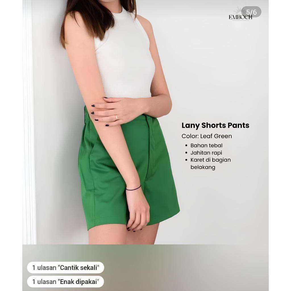 Hotpants Fuschia Short Pants Highwaist Katun Premium Celana Pendek Wanita