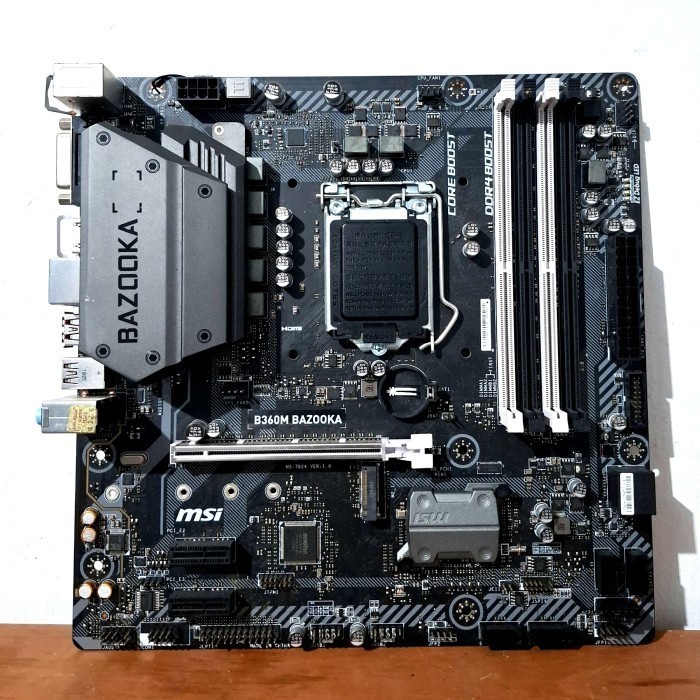 Intel i7 8700 plus MSI B360M Bazooka LGA 1151 v2 Motherboard Processor
