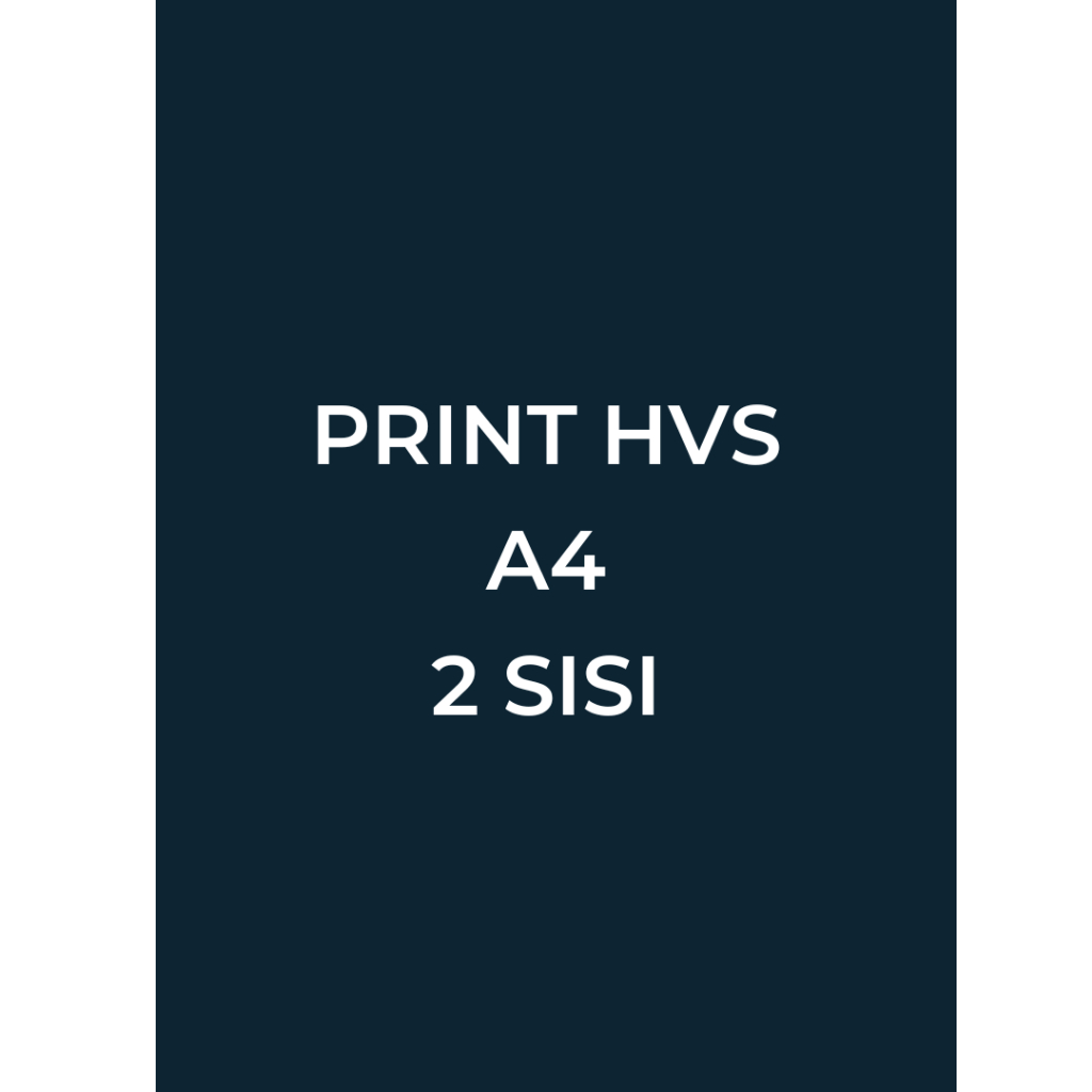 

[2 SISI 80g] CETAK HVS A4 MURAH PRINT HVS 80g