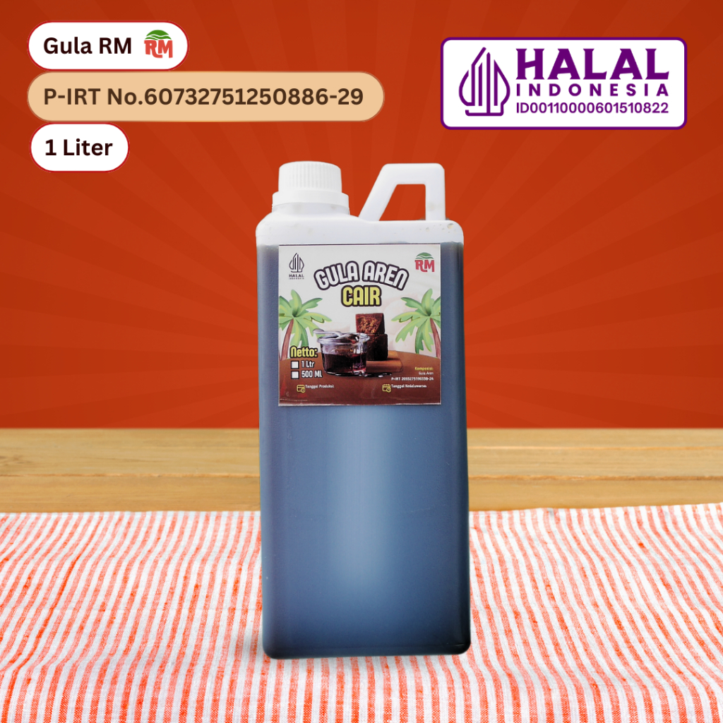 

Gula Aren Cair | Palm Sugar Syrup Aren Gula RM