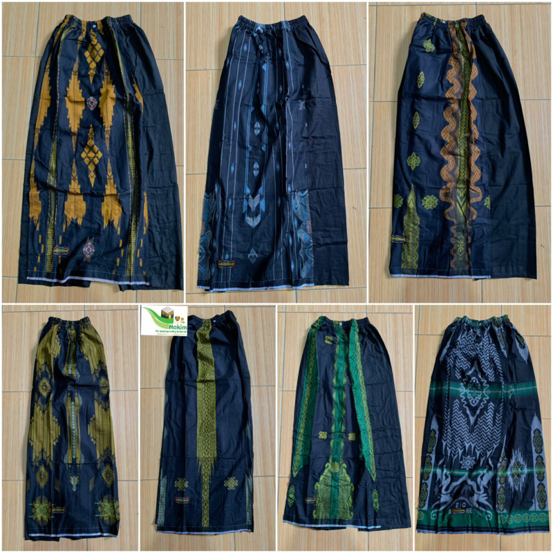 Celana Sarung Dewasa Ukhuwah Motif Kembang By Fastex ~ Celana Sarung Dasar Hitam Motif Batik ~ Sarun