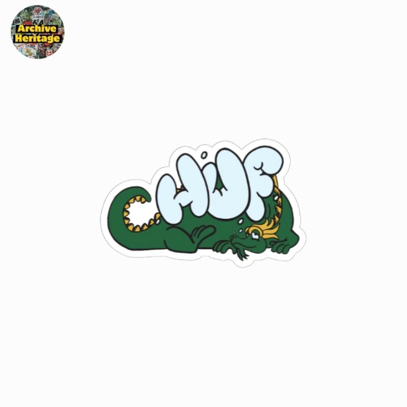 

sticker Huf Magic Dragon graphics brand clothing hypebeast streetwear stiker