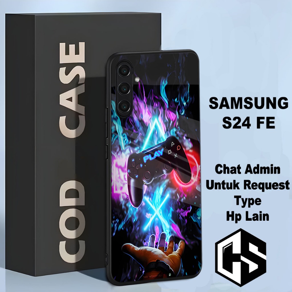 (COD 104) Softcase glossy kilau untuk type Hp SAMSUNG S24 FE / Motif Aeshtetic/case samsung s24 fe/c