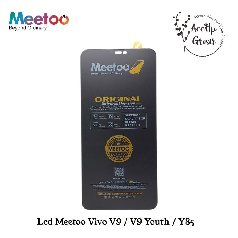 LCD Touchscreen Vivo Y85 VIVO V9 VIVO V9 YOUTH LCD Handphone  V9 Y85 VIVO  Meetoo Black Original