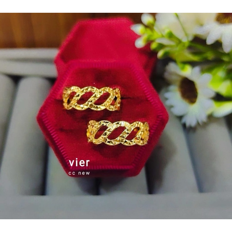 Cincin rantai sisik naga bahan Vier super cantik
