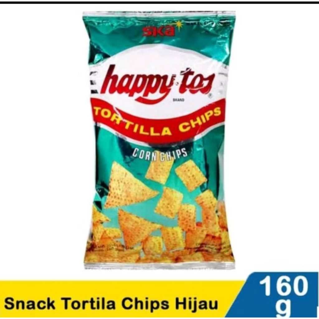 

Happy Tos Tortilla chips Hijau 160gr