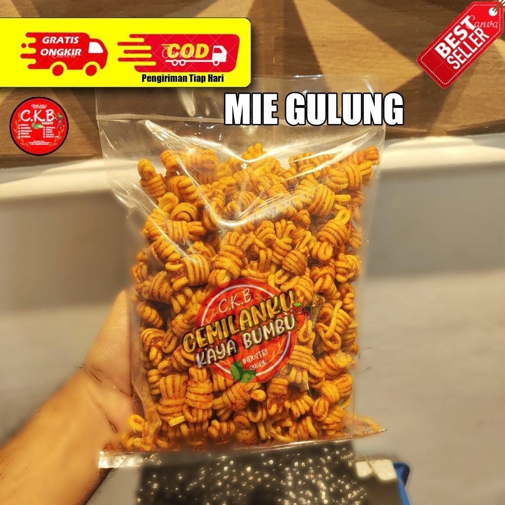 

1KG Mie Gulung Rasa Pedas Enak dan Gurih