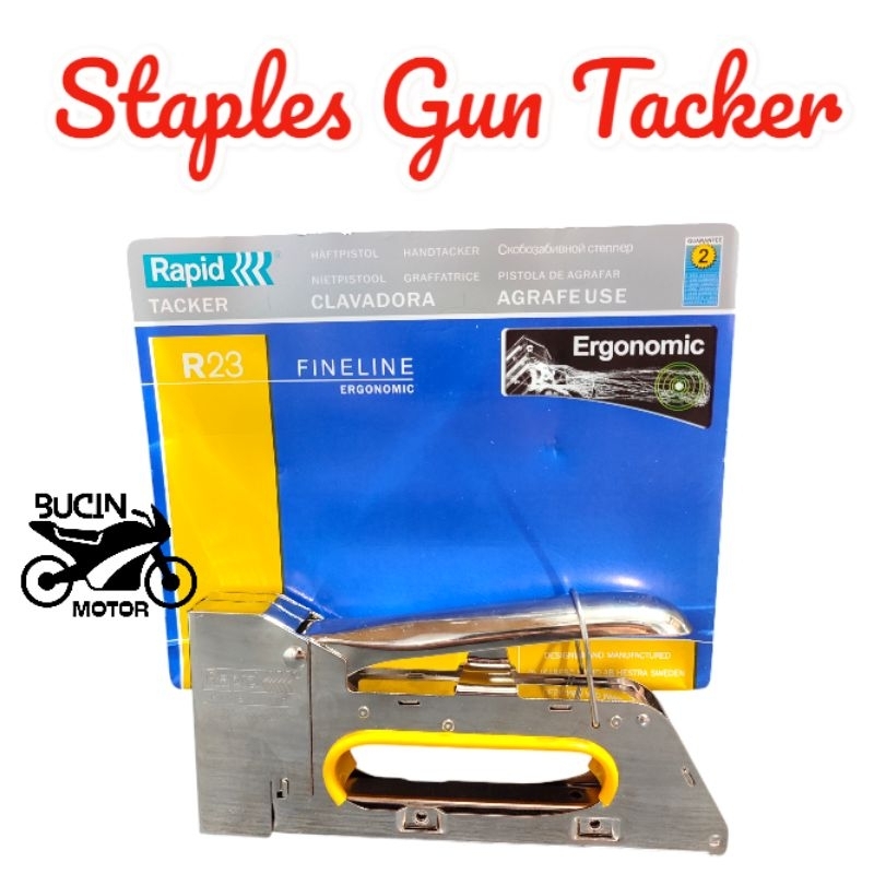 RAPIDE Gun Tacker Staples / RAPID STAPLES  TEMBAK HEKTARE GUN UNTUK DEKORASI  SOFA JOK MOTOR KURSI