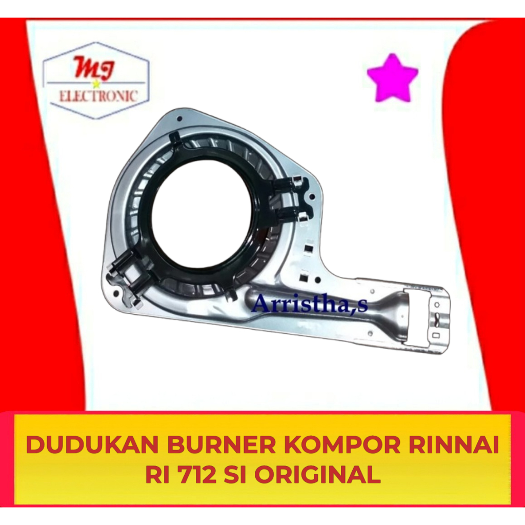 Cerobong Dudukan Burner Penyangga Burner Kompor Merk Rinnai Tipe RI712SI Original
