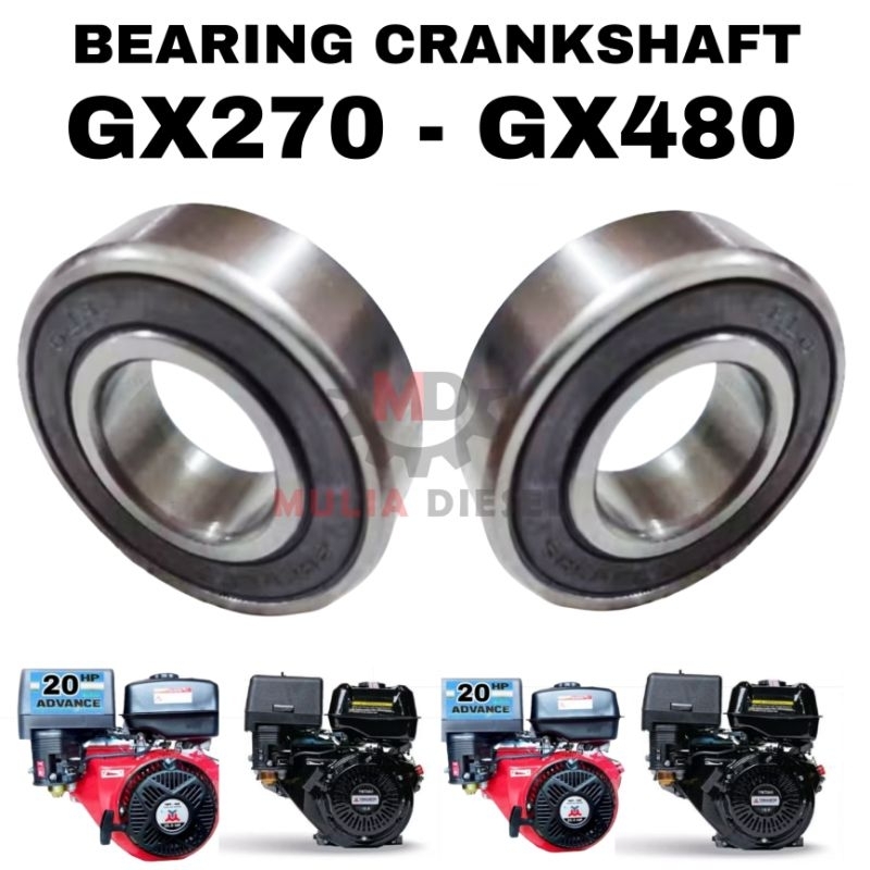 Bearing Crankshaft Lahar Askruk Mesin Penggerak GX270 GX390 GX420 GX460 GX480