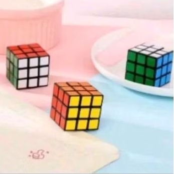 Mainan edukasi anak kubus rubik besar warna warni