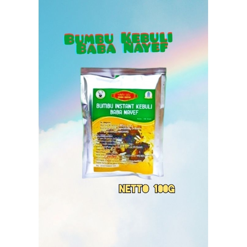 

Bumbu Instan Nasi Kebuli Biryani Bukhori Baba Nayef 100 gram