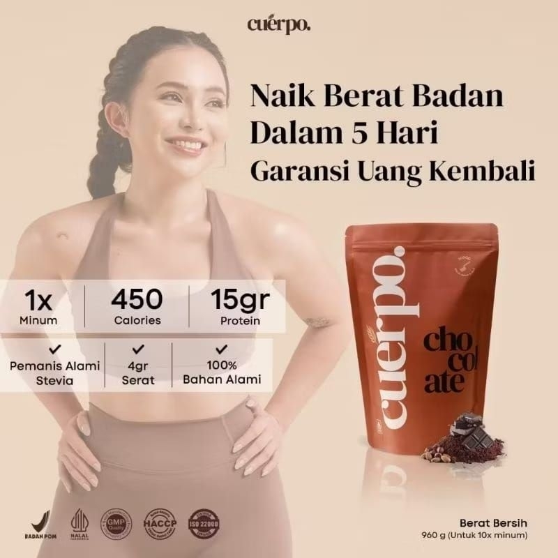 

(TERBUKTI) CUERPO Naikan Berat Badan Dalam 5 Hari 1 box 960gram ORI