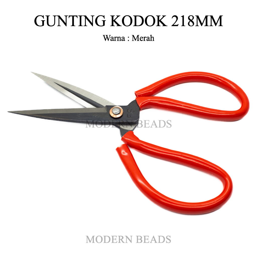 

Gunting Kodok Premium 218mm / Gunting Bahan Kain / Gunting Bahan Jeans Kulit