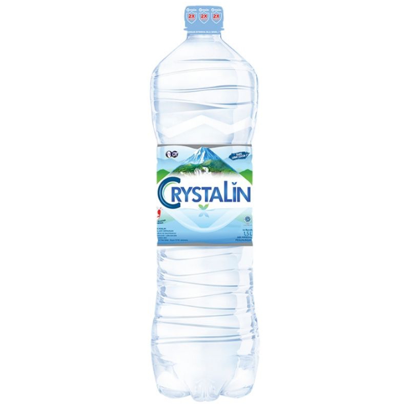 

Crystalin air mineral pet botol 1.5 L