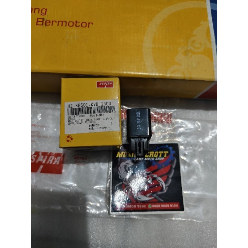 bendik relay stater beat vario karisma supra x 125 revo original aspira