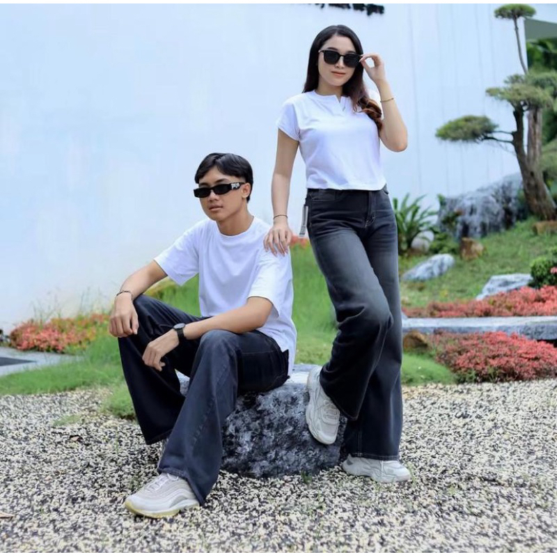 

Loose Jeans Celana Jeans Panjang baggy Oversize Korean style Vintage washed