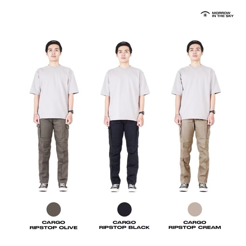 Value Pack Cargo Pants - Ripstop - Reguler Fit - Morrowsky