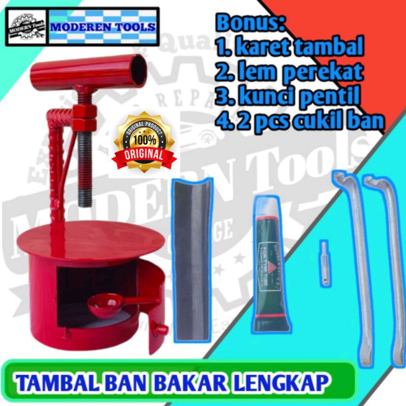Alat tambal ban bakar manual murah cukil ban Motor