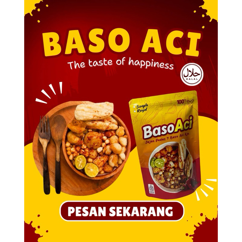 Baso aci premium khas sunda jajanan kuah food instant