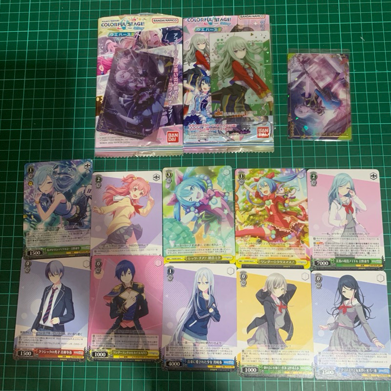 project sekai pjsk weiss schwarz wafer cards official merch mizuki nene shiho shizuku toya airi miku