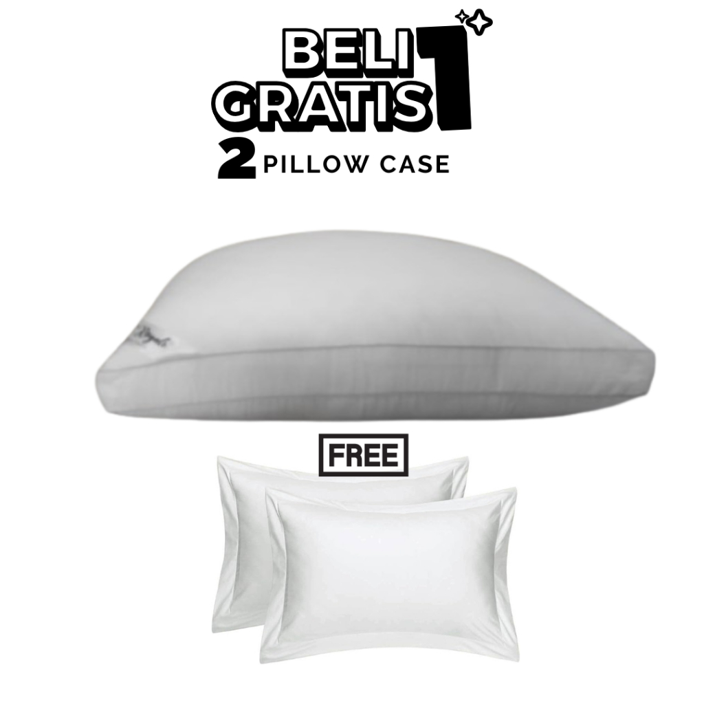 Alpabet Royale Giant Pillow Bantal Jumbo Besar Ukuran 60x90+8 100% Microgel - GRATIS PILLOW CASE