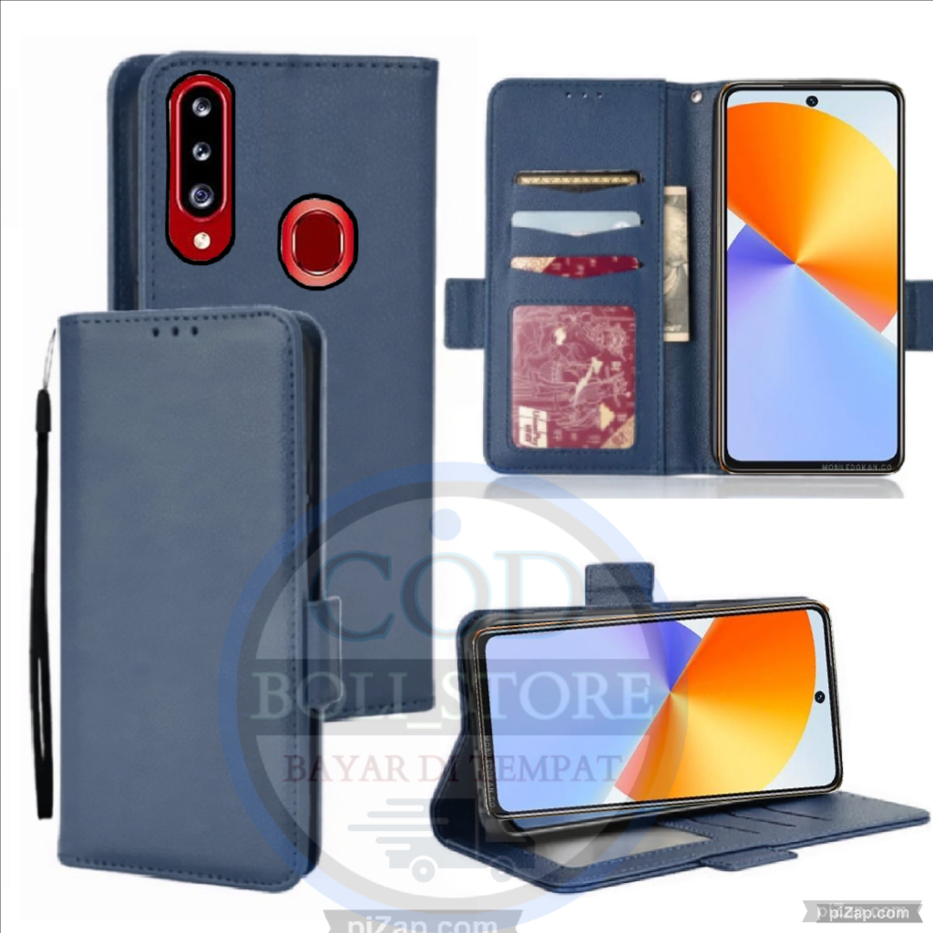 CASE HP OPPO A31 2020 LEATHER CASE PREMIUM-FLIP WALLET CASE KULIT OPPO A31 2020 - CASING DOMPET-
