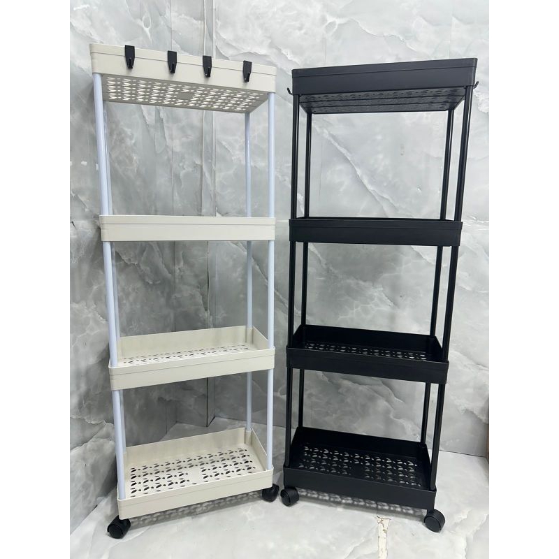 Rak Roda 4 Susun / Rak Kotak 4 Susun Serbaguna