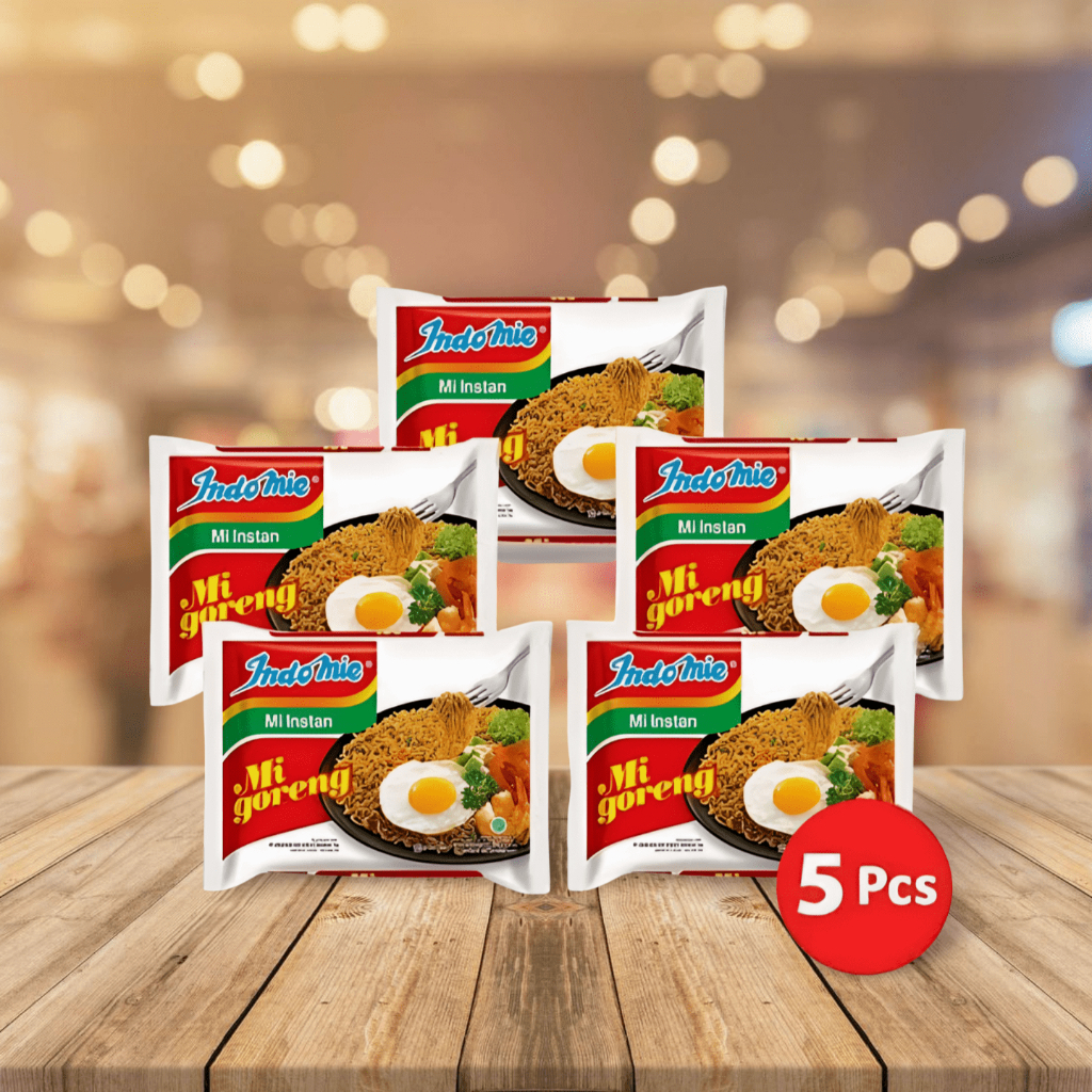 

5 Bungkus Indomie Goreng Original 80g - Mie Goreng Favorit Masyarakat Indonesia