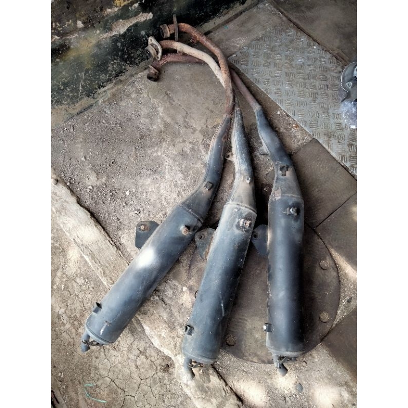 knalpot honda supra gtr 150 original standar