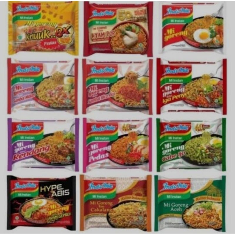 

INDOMIE VARIAN RASA isi 40 perdus